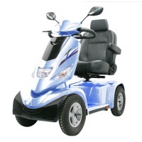 XXL electric scooter with manual controls